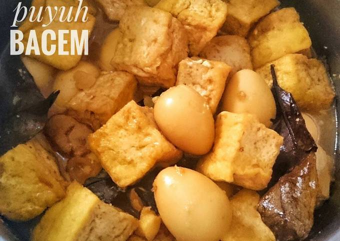 Ini dia! Resep membuat Tahu Telor Puyuh Bacem yang nagih banget