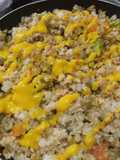 Arroz de coliflor con arvejas verdes🍚🍱🫛