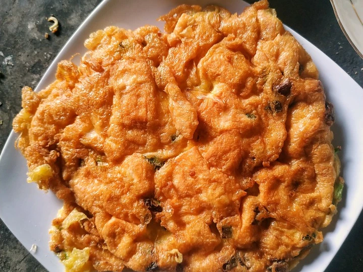 Cara Gampang Menyiapkan Resep Telur dadar tahu dadu yang Bisa Manjain Lidah Anti Ribet, Sempurna