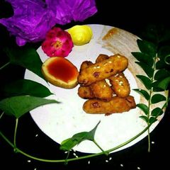 A picture of Poha and corn cigar.
