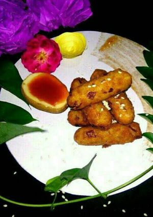 A picture of Poha and corn cigar.