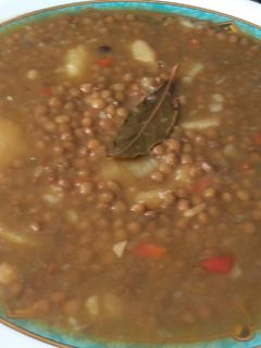 Una foto de Lentejas estofadas: