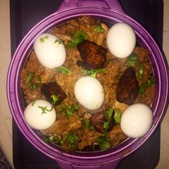 A picture of Chicken briyani.