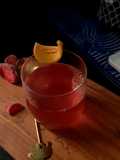 Strawberry clementine hot toddy