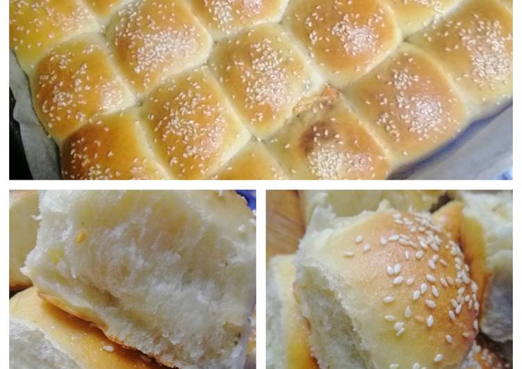 Steps to Make Super Quick Homemade Mini buns with mayo chicken filled