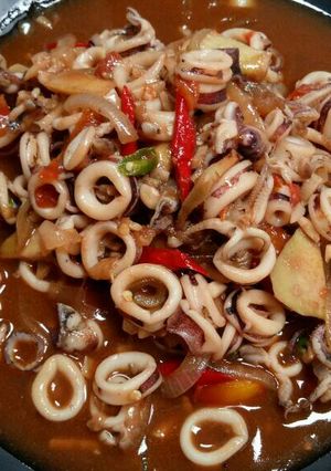 Foto resep Cumi asam pedas