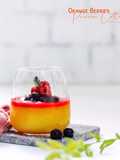 Orange Berries Panna Cotta