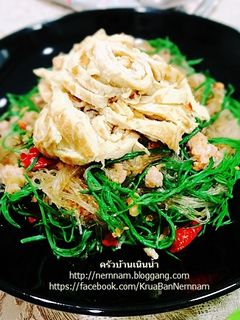 รูปของ วุ้นเส้นผัดชะอมไข่เจียว