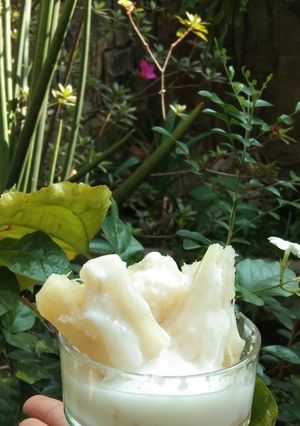 Foto resep Singkong rebus saus santan