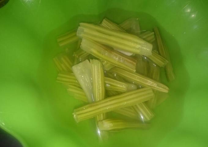 Resep: Sayur bening buah kelor ala rika Praktis