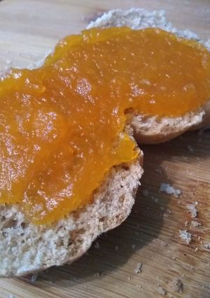 Una foto de Mermelada rápida de zapallo anco