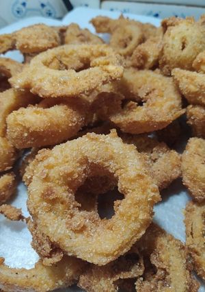 Una foto de Aros de cebolla