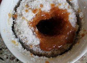 Una foto de Volcán de dulce de leche en 3'!
