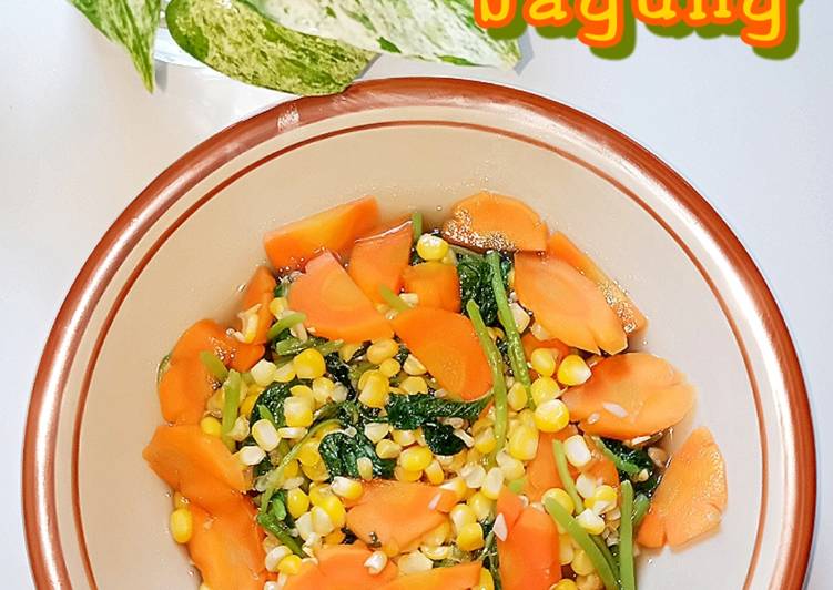 Resep Tumis Wortel Bayam Jagung 🌿🥕🌽, Anti Gagal