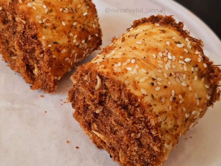 Cara Mudah Menyiapkan Resep Floss Roll Bread / Roti Gulung Abon yang Lezat Anti Ribet, Bikin Ngiler