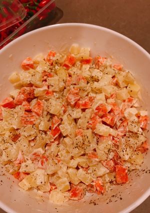 Hình của món Salad Nga.