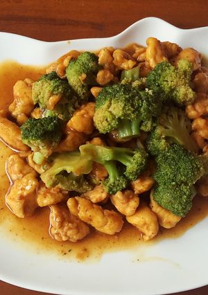 Foto resep Cah Brokoli Ayam Saus Tiram