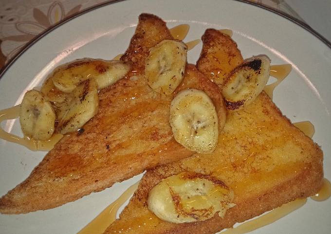 Anti Ribet, Buat French toast banana cinnamon Gampang
