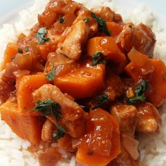 A picture of Vickys Chicken, Sweet Potato & Fig Tagine, GF DF EF SF NF.