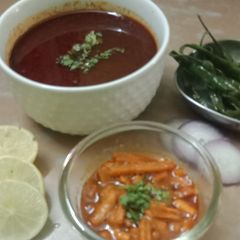 Sev bhaji(savaji style) A picture of Sev bhaji(savaji style).
