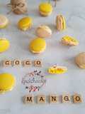 Coconut Mango Macarons
