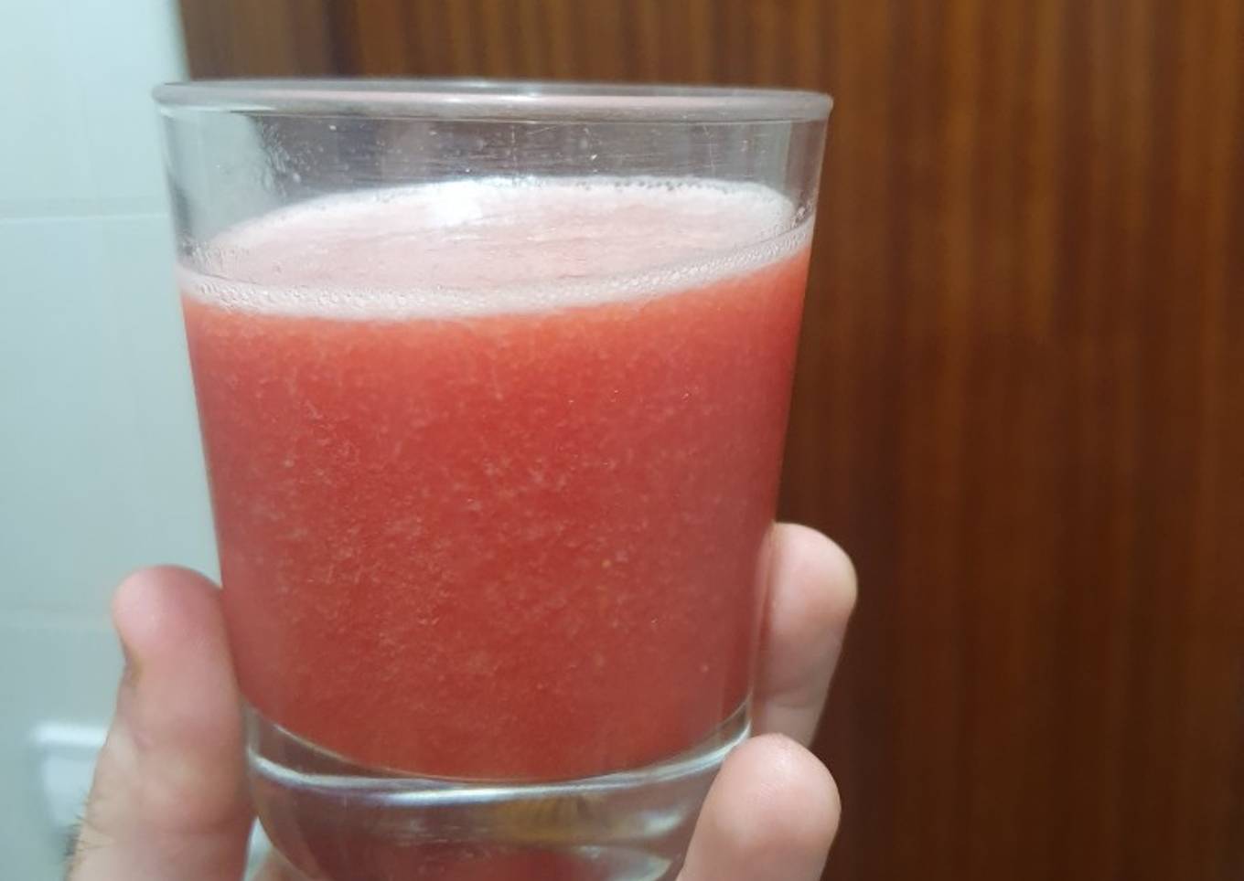 Smoothie de sandía y plátano