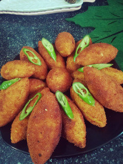 عکسی از دستور کبه برنج سوخاری