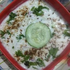 A picture of Cucumber Raita.