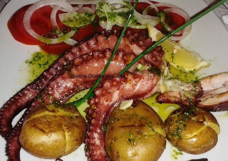 Polvo grelhado - Tudogosreceitas