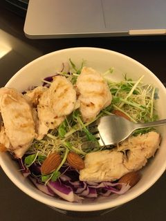 烤雞胸肉柚香沙拉 的食譜成品照片