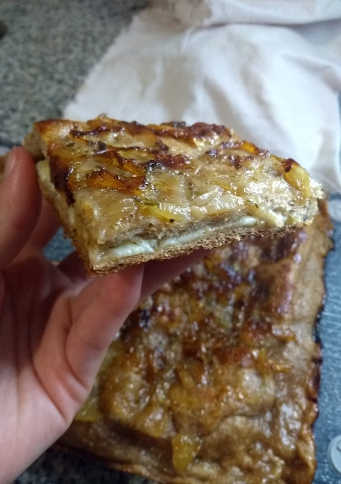Una foto de Pizza rellena sin horno