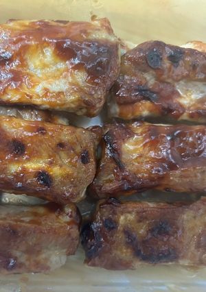 Una foto de Costillas barbacoa en Airfryer