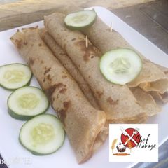 A picture of Wheat Flour Stuffed Pancake.