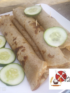 A picture of Wheat Flour Stuffed Pancake.