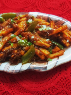 हनी चिली पोटैटो (Honey chilli potato recipe in Hindi) रेसिपी मुख्य फोटो