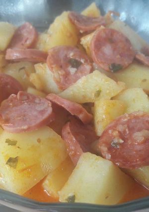 Foto de Batata com calabresa na pressão