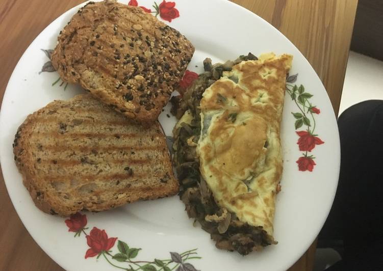 Step-by-Step Guide to Make Perfect Mushroom Omelette