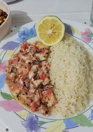 Una foto de Pescado al ajillo 🇪🇨