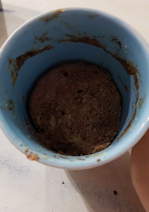Foto resep Microwave choco banana cake in a mug