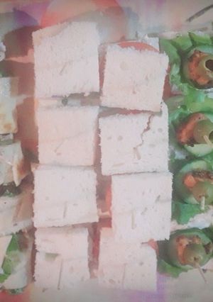 A picture of One bite brthday appetizers.