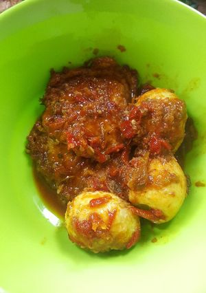 Foto resep Telur sambal balado pedas
