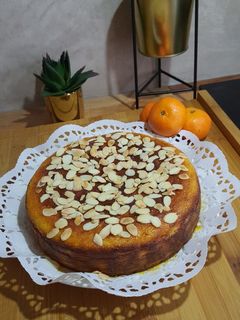 صورة لوصفة كيكة الليمون الموسمية.كيكة بدون دقيق