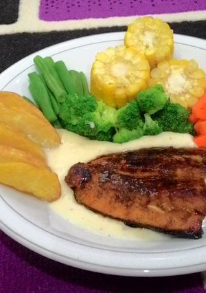 Foto resep Steak Salmon Creamy