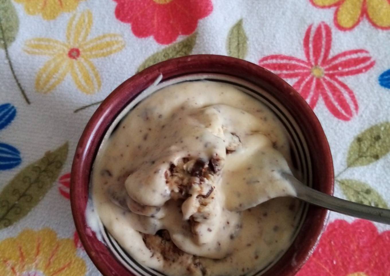 Helado de stracciatella