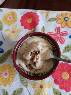 Una foto de Helado de stracciatella