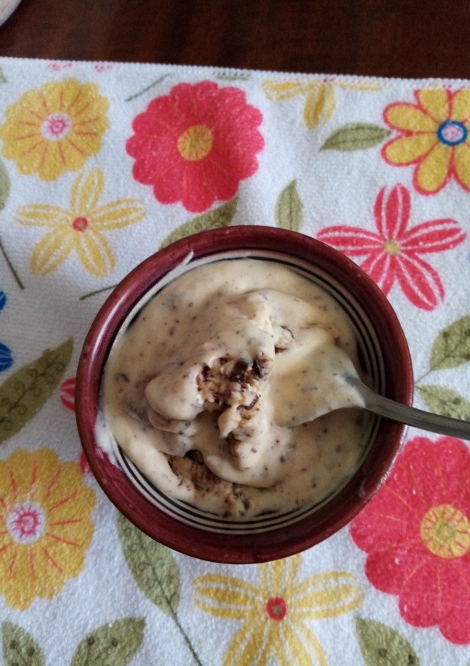 Una foto de Helado de stracciatella