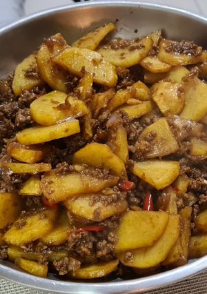 Foto resep Kentang Daging Cincang (Sapi/Babi)