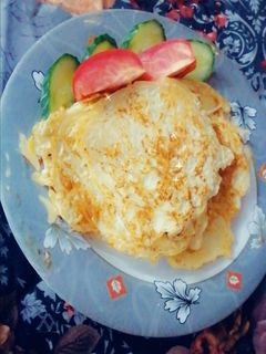 صورة لوصفة بان كيك البطاطس 🙄