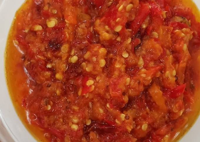 Resep Sambal Tomat Praktis Oleh Dw Dapoer Wija Cookpad