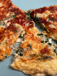 Una foto de Tortilla de espinacas y mozzarella